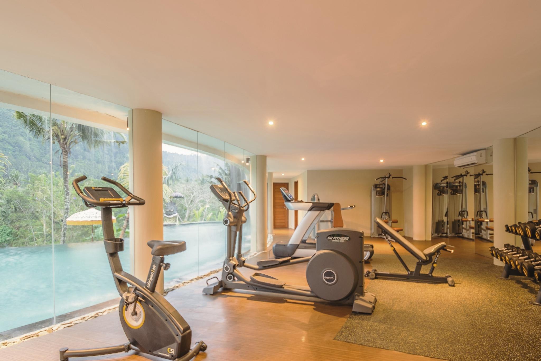 Wapa di Ume Sidemen Sidemen (Bali) Exterior foto The gym at the resort