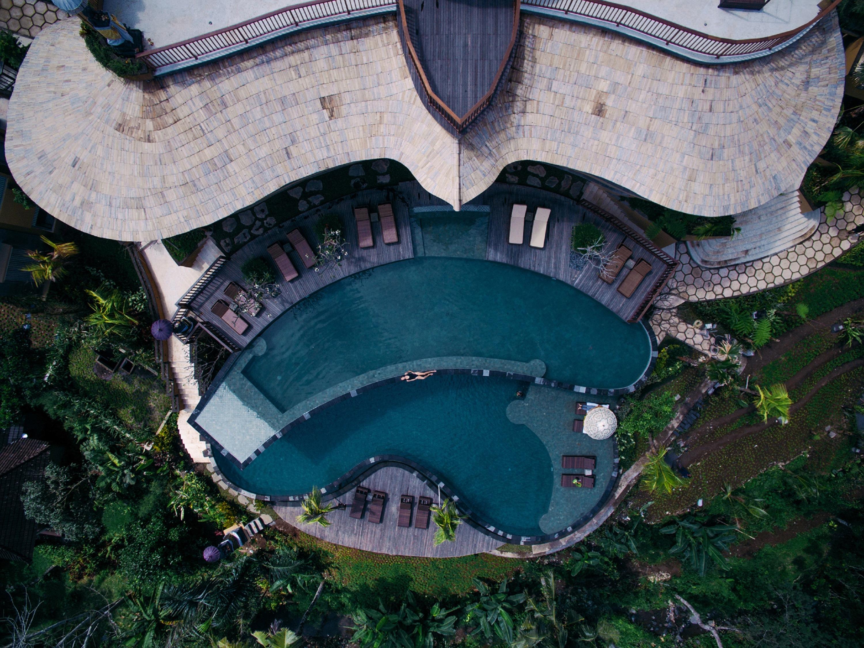 Wapa di Ume Sidemen Sidemen (Bali) Exterior foto Aerial view of the resort