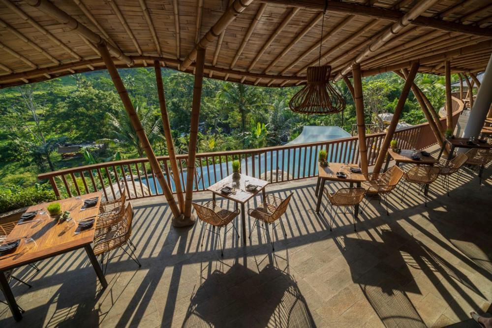 Wapa di Ume Sidemen Sidemen (Bali) Exterior foto The restaurant at the resort