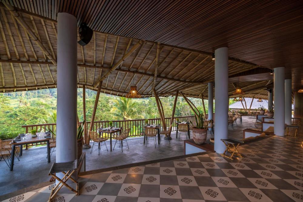Wapa di Ume Sidemen Sidemen (Bali) Exterior foto The restaurant at the resort