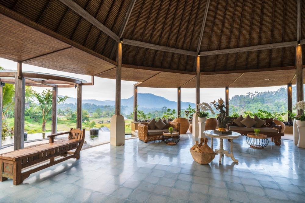 Wapa di Ume Sidemen Sidemen (Bali) Exterior foto The lobby at the resort