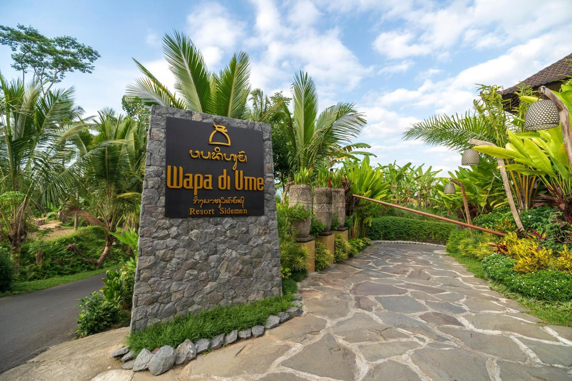 Wapa di Ume Sidemen Sidemen (Bali) Exterior foto Entrance to the resort